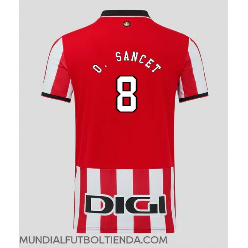 Camiseta Athletic Bilbao Oihan Sancet #8 Primera Equipación Replica 2025-26 mangas cortas